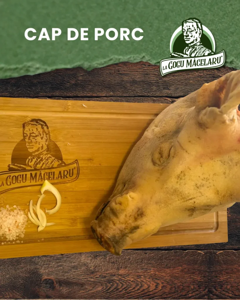 Cap de porc cu sorici parlit