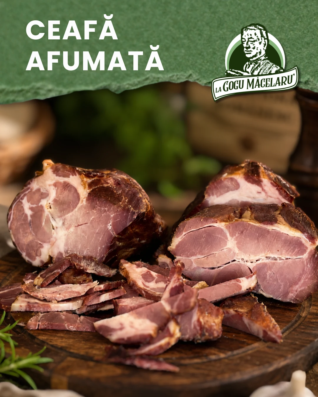 Ceafă de porc afumată