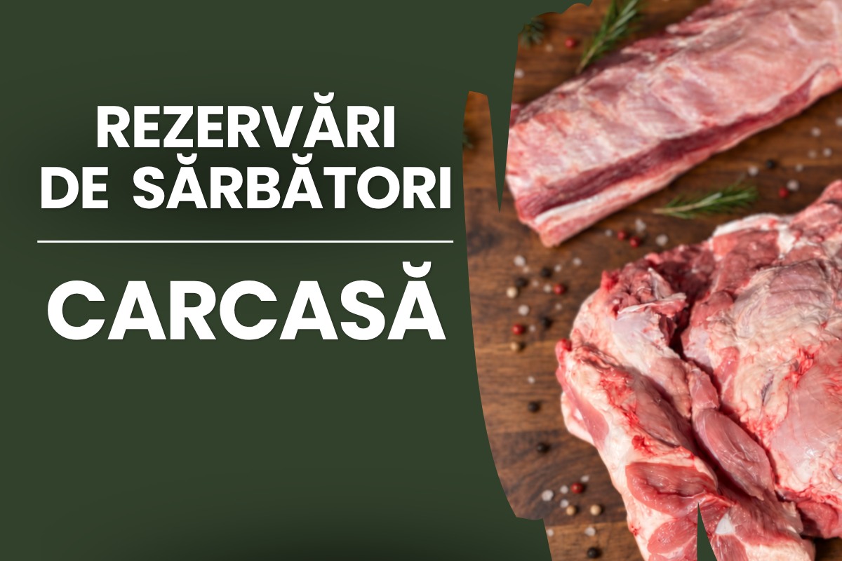 Rezervări de sărbători – carcasă, La Gogu Măcelaru’